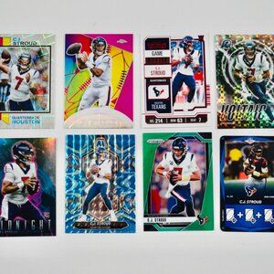 8x CJ Stoud Parallel Color RC Lot Prizm Refractors TEXANS  NM/MT